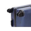 Чемодан TORBER ОНЕГА, синий, ABS-пластик, 79,5 х 51 х 29 см, 103 л