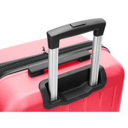 Чемодан TORBER В Отпуск, ярко-розовый, полипропилен, 65,5 х 43,5 х 26 см, 62 л