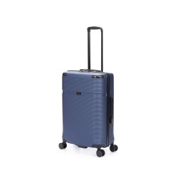 Чемодан TORBER ОНЕГА, синий, ABS-пластик, 69,5 х 46 х 26 см, 69 л
