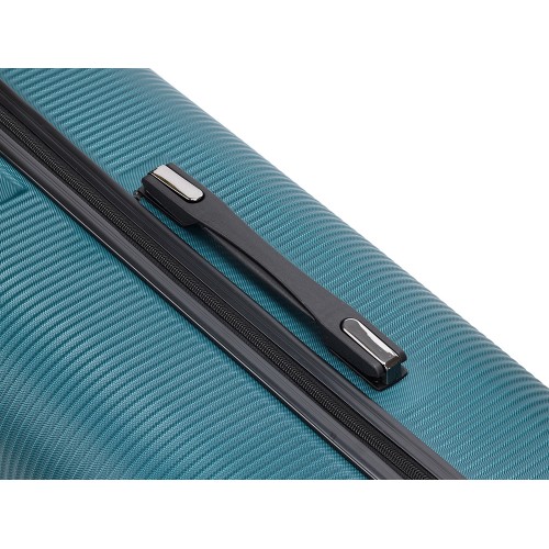 Чемодан TORBER ОНЕГА, зелёный, ABS-пластик, 79,5 х 51 х 29 см, 103 л