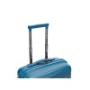 Чемодан TORBER НЕВО, синий, полипропилен, 40 х 25 х 55 см, 32 л