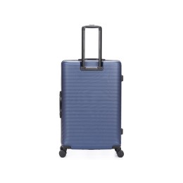 Чемодан TORBER ОНЕГА, синий, ABS-пластик, 79,5 х 51 х 29 см, 103 л