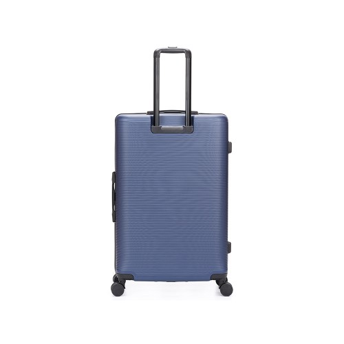 Чемодан TORBER ОНЕГА, синий, ABS-пластик, 79,5 х 51 х 29 см, 103 л