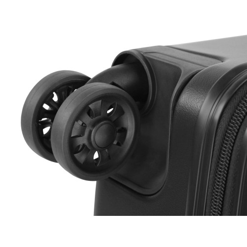 Чемодан BUGATTI КАЛЛИСТО | KALLISTO, чёрный, АБС-пластик, 35,5х23х53,5 см, 40 л