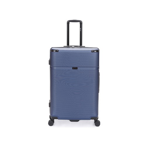 Чемодан TORBER ОНЕГА, синий, ABS-пластик, 79,5 х 51 х 29 см, 103 л