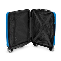 Чемодан TORBER В Отпуск, ярко-синий, полипропилен, 55 х 36 х 21,5 см, 37 л