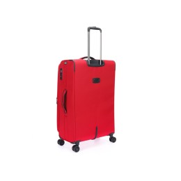 Чемодан TORBER БРОСНО, красный, нейлон 600D, 48 х 30 х 78 см, 85 л