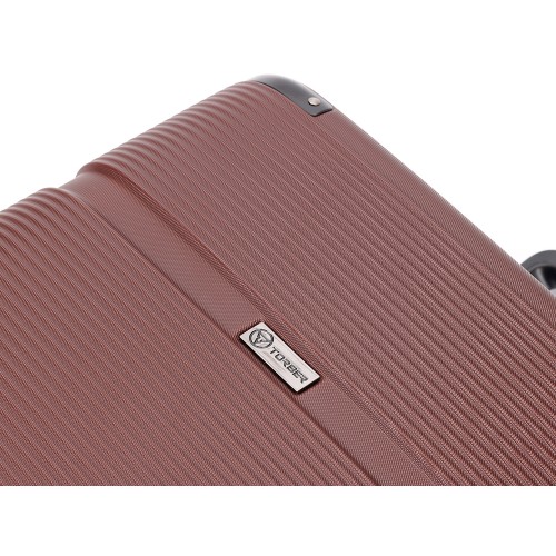 Чемодан TORBER ОНЕГА, бордовый, ABS-пластик, 79,5 х 51 х 29 см, 103 л