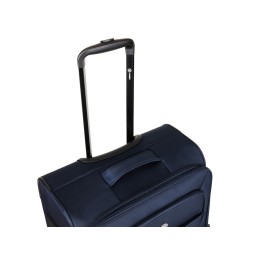 Чемодан TORBER БРОСНО, синий, нейлон 600D, 48 х 30 х 78 см, 85 л