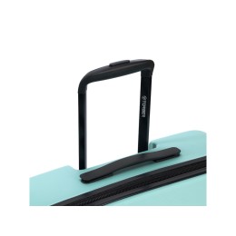 Чемодан TORBER КАСПИЙ, светло-зелёный, ABS-пластик, 49 х 29 х 78 см, 96 л