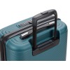 Чемодан TORBER ОНЕГА, зелёный, ABS-пластик, 59,5 х 39,5 х 24 см, 46 л