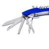 Мультитул-складной нож Demi 11-в-1, серебристый/синий