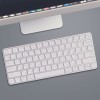 Беспроводная клавиатура Air Keyboard для MAC, Windows, 500 мАч, алюминий, белый, Deppa