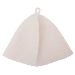 Шапка для бани и сауны "Healing", белая