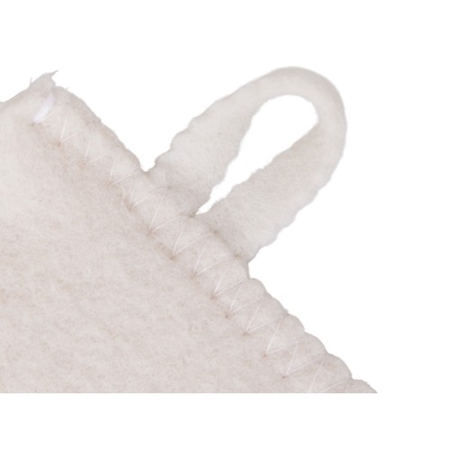 Рукавица для бани и сауны "Healing", белый