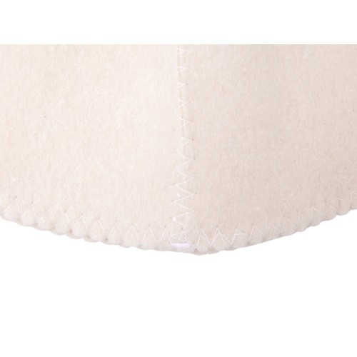 Шапка для бани и сауны "Healing", белая