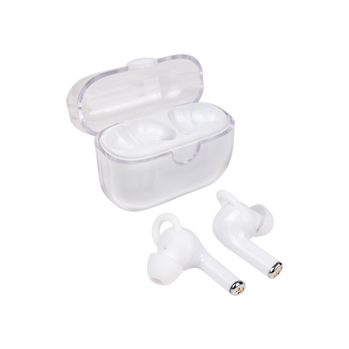 Наушники беспроводные TWS «Clarity» с шумоподавлением ENC, белый