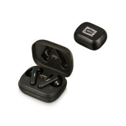 Беспроводные наушники с шумоподавлением c подсветкой лого «Lites», черные