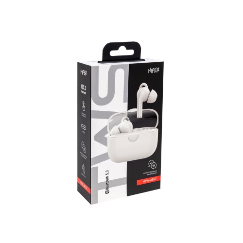 Наушники беспроводные TWS «Clarity» с шумоподавлением ENC, белый