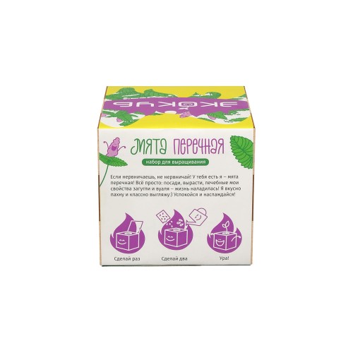 Набор для выращивания "Экокуб Magicme "Мята"