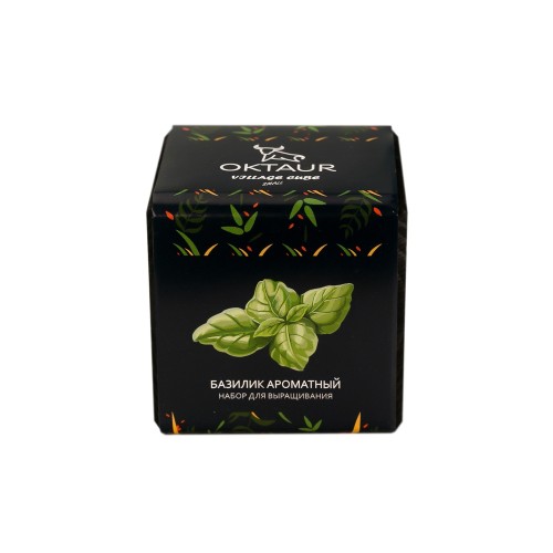 Набор для выращивания "Small village cube "Базилик ароматный"