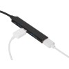USB-хаб «Link» с коннектором 2-в-1 USB-C и USB-A, 2.0/3.0, черный