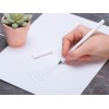 Вечный карандаш из переработанной бумаги "Recycled pencil", белый (Р)