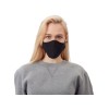 Маска для лица многоразовая с фиксаторами, черная