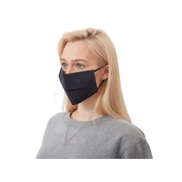 Маска для лица многоразовая из хлопка, черный