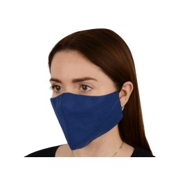 Маска для лица многоразовая из спанбонда, темно-синий