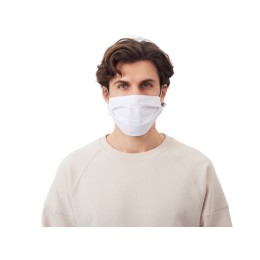 Маска для лица многоразовая для сублимации, размер M-L, белый