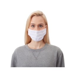 Маска для лица многоразовая для сублимации, размер M-L, белый