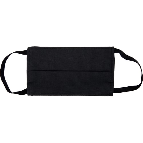 Маска для лица многоразовая из хлопка, черный