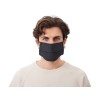 Маска для лица многоразовая из хлопка, черный
