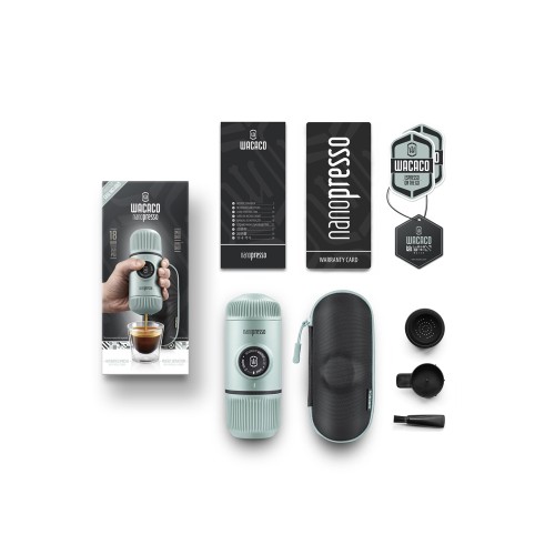Ручная мини-кофемашина (WACACO Nanopresso) WCCRTCBL (Ручная мини-кофемашина цв. Arctic Blue)