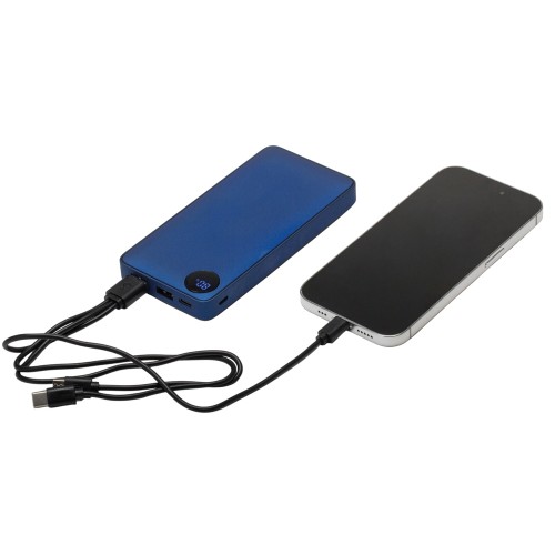 Внешний аккумулятор с дисплеем «Mild», 10 000 mAh, синий