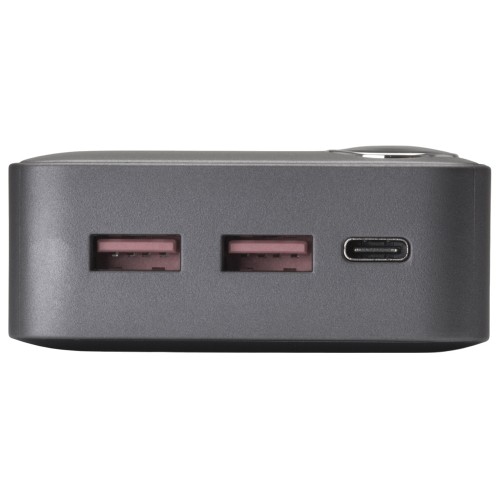 Внешний аккумулятор «Mild Pro» c быстрой зарядкой QC/PD, 20 000 mAh, серый (Р)