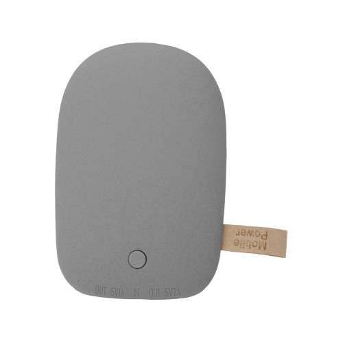 Универсальное зарядное устройство power bank в форме камня. 7800MAH. gray (Р)