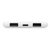 Портативное зарядное устройство «Blank» с USB Type-C, 5000 mAh, белый