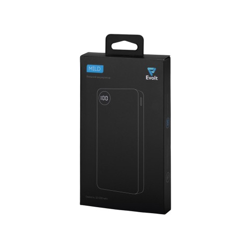 Внешний аккумулятор с дисплеем «Mild», 10 000 mAh, синий