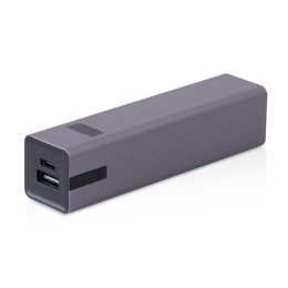 Внешний аккумулятор «Rail», 5000 mAh, темно-серый