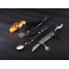 Нож перочинный Stinger, 109 мм, 8 функций, материал рукояти: АБС-пластик (чёрный)