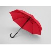 Зонт-трость Reviver с куполом из переработанного пластика, красный