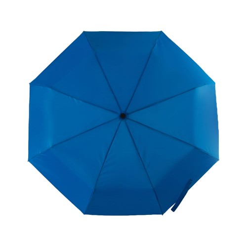 Зонт «Picau» из переработанного пластика в сумочке, синий