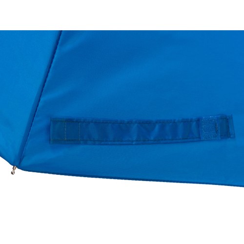 Зонт «Picau» из переработанного пластика в сумочке, синий