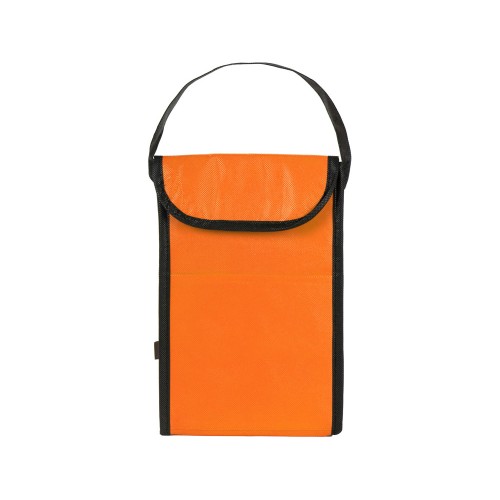 Сумка-холодильник Reviver на липучке из нетканого переработанного материала, оранжевый
