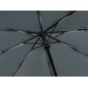 Зонт-автомат Lumet с куполом из переработанного пластика, серый