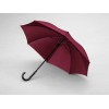 Зонт-трость Reviver с куполом из переработанного пластика, бордовый