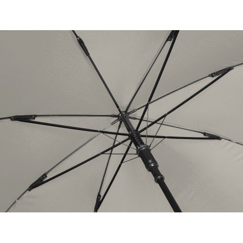 Зонт-трость Reviver с куполом из переработанного пластика, бежевый