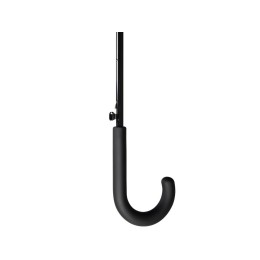 Зонт-трость Reviver с куполом из переработанного пластика, красный